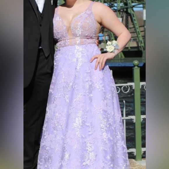 Lilac prom dress- ball gown